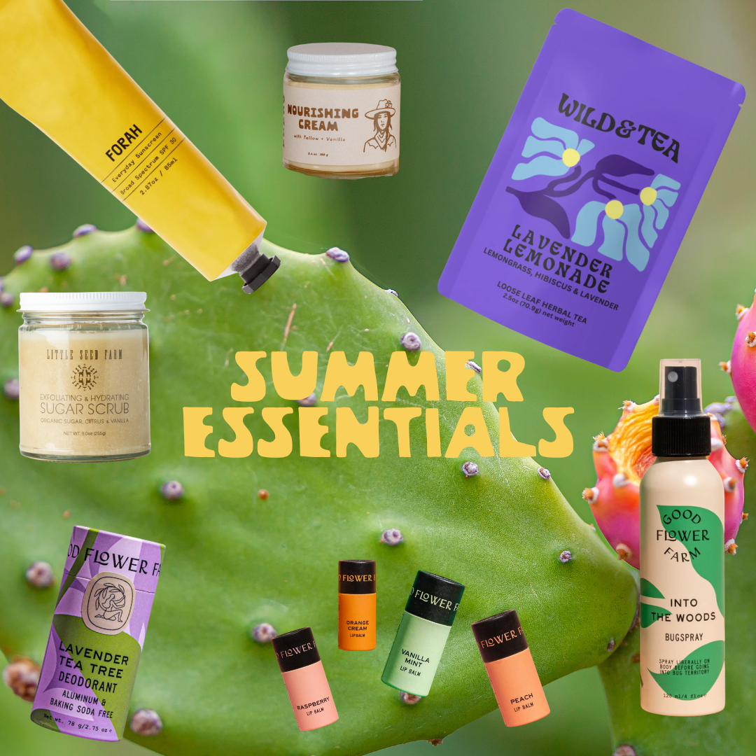 best clean summer essentials for skin & hydration