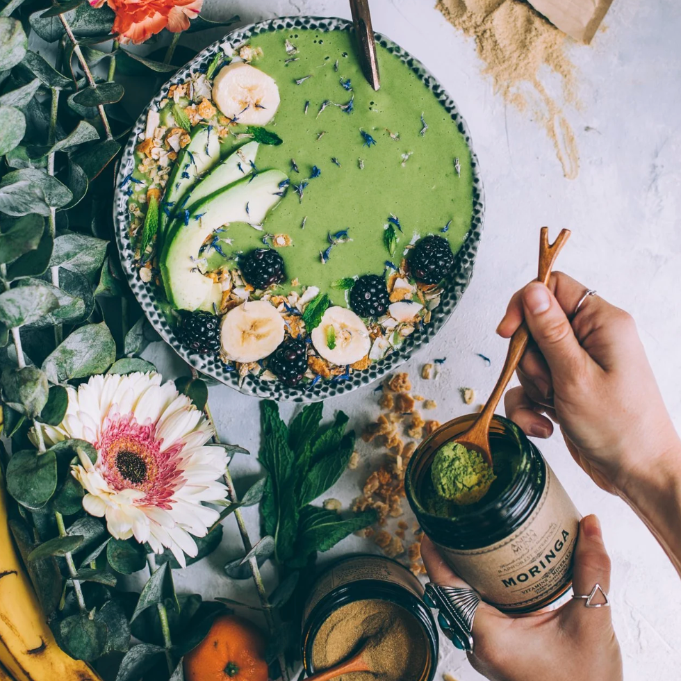 moringa organic powder