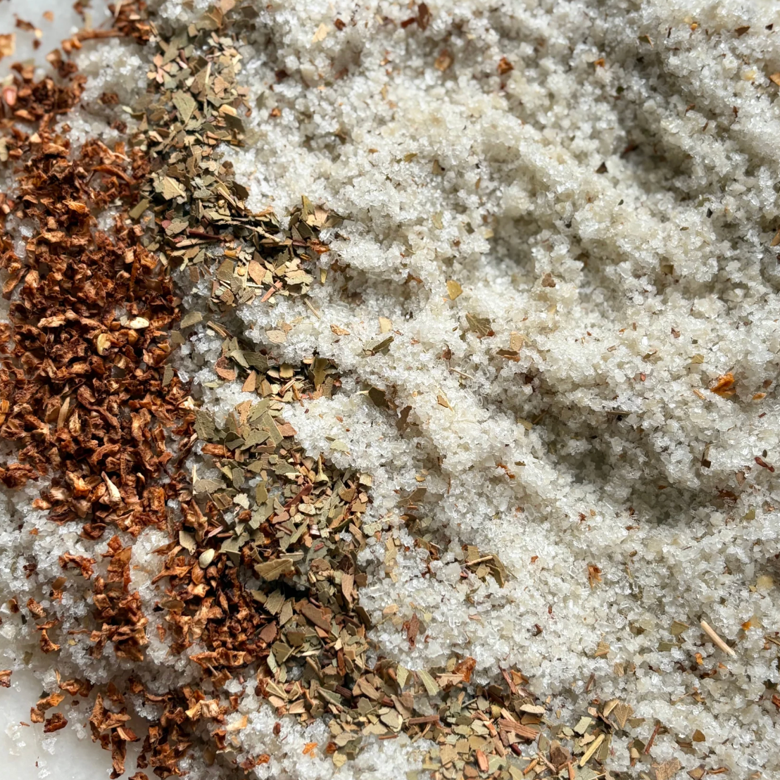 eucalyptus, peppermint + lemongrass bath salt