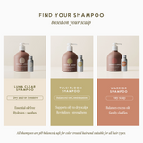 trial size shampoo + conditioner
