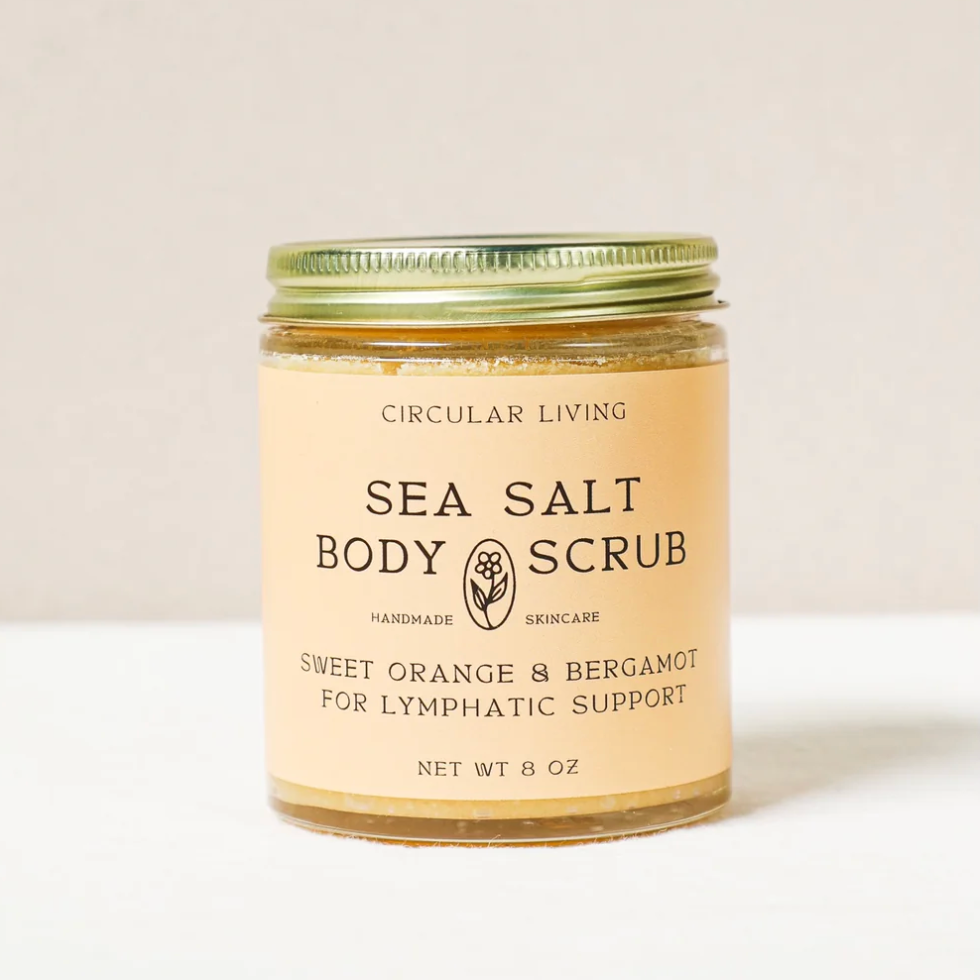 sea salt body scrub ⋙ sweet orange + bergamot