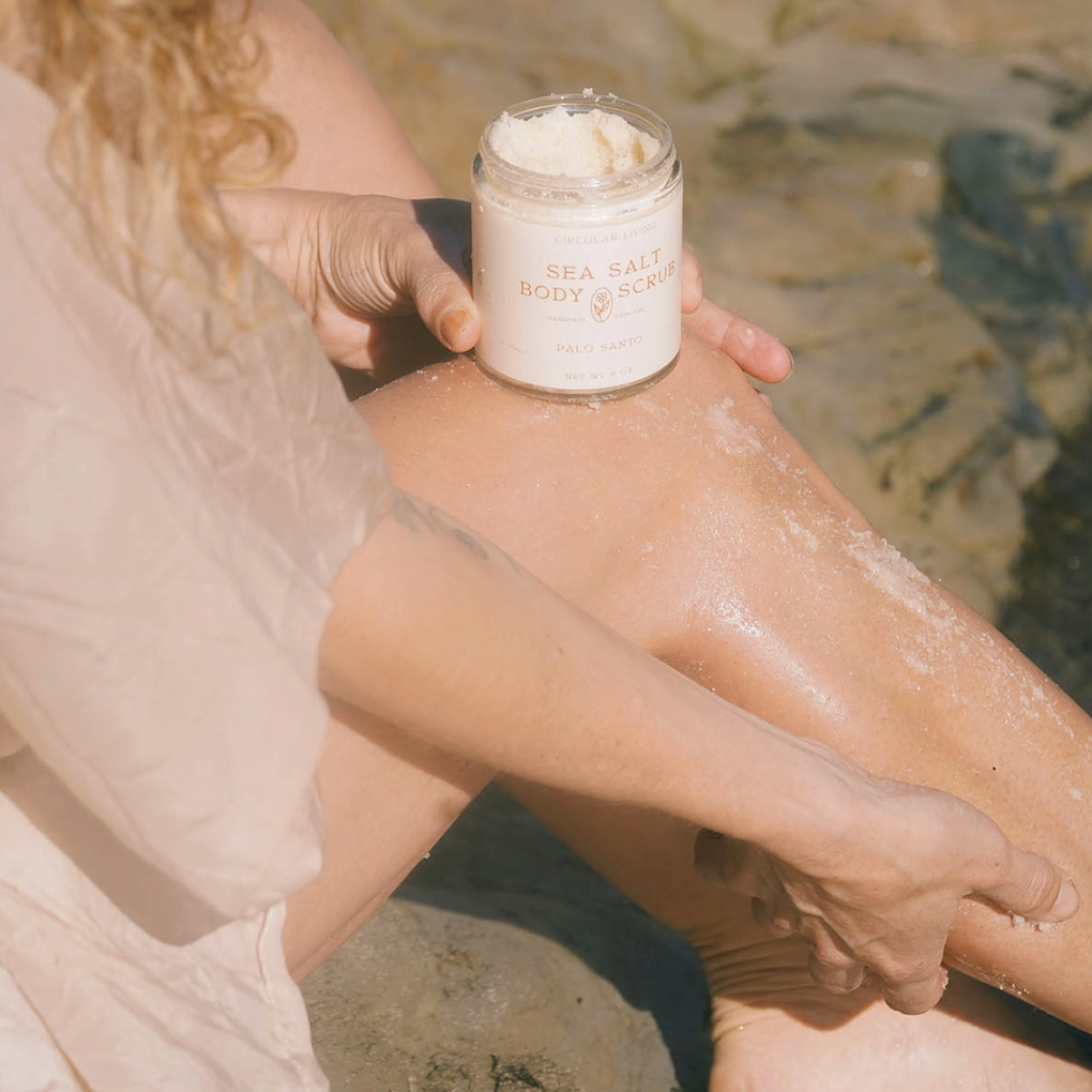 sea salt body scrub ⋙ palo santo