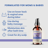 birth + baby oil