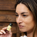 lemon vanilla organic lip balm