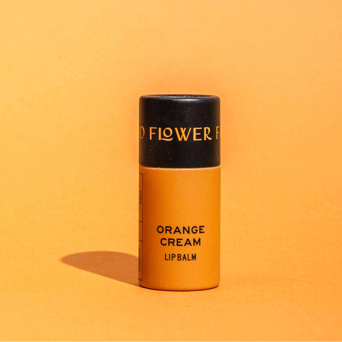 orange cream organic lip balm