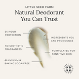 cedar vanilla deodorant cream