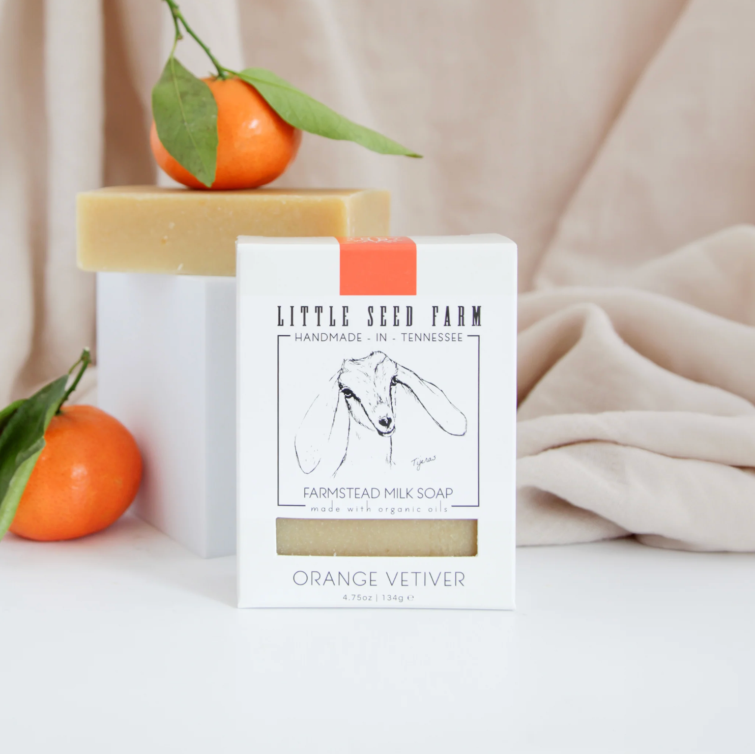 orange vetiver bar soap