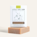 matcha + argan bar soap