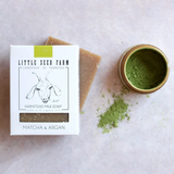 matcha + argan bar soap