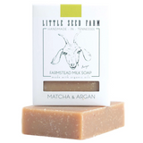 matcha + argan bar soap