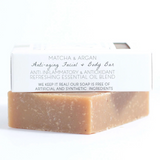 matcha + argan bar soap
