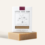cedar vanilla bar soap