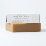 cedar vanilla bar soap