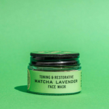 matcha lavender botanical face mask