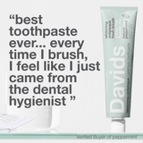 fluoride free toothpaste ⋙ peppermint